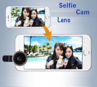 Širokoúhlý selfie objektiv pro mobilní telefony