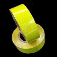 Samolepící reflexní páska 5cm, 25m, Žlutá světlá