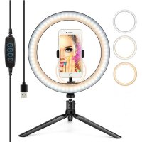 8" kruhov ring light LED svtlo na len, instagram videa, focen