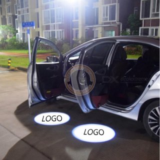 Auto LED logo projektor Ford ze dve na silnici, sada 2 ks