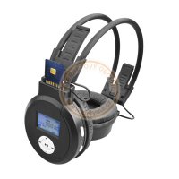 Sluchátka s MP3 přehrávačem SD/MMC až 8GB, FM rádio