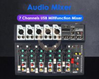 Mixn audio pult, 7 kanl FO-M007