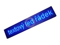 Reklamn 96x 16 LED panel s pohyblivm textem, modr dek WIFI