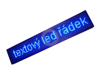 Reklamn 96x 16 LED panel s pohyblivm textem, modr dek WIFI