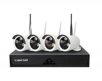 Kamerov systm Jortan Bezdrtov 1024P NVR bezpenostn systm 4 kamery WIFI/IP