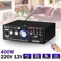 Stereo karaoke zesilova, SD, MMC, Flash, Bluetooth, BT-698d