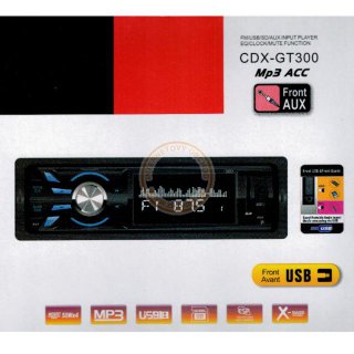 Autordio GT300 LCD DISPLAY /  MP3 / USB / SD / MMC / AUX
