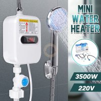 Sprchová hlavice s elektrickým ohřevem vody, průtokový ohřívač