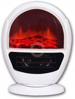 Elektrické topení s 3D plameny a ohništěm 500-1500W